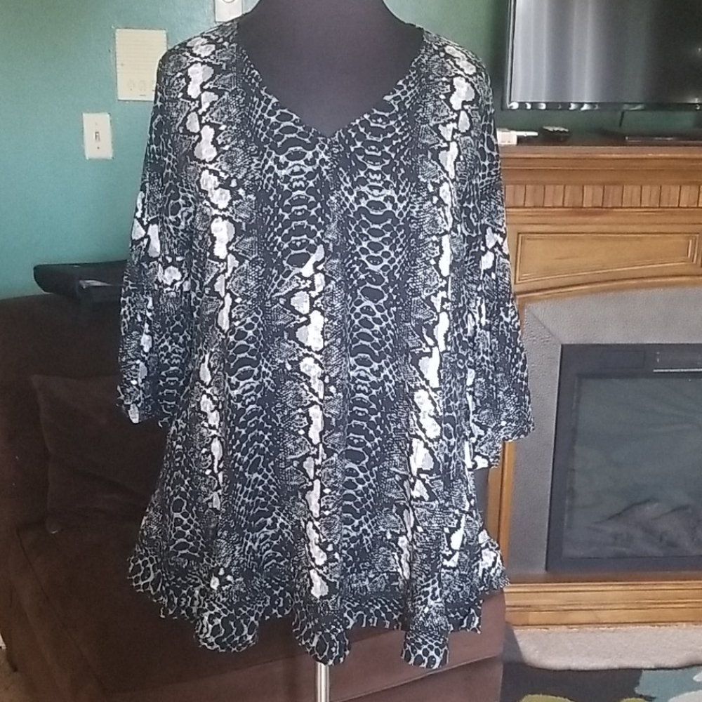 Animal printed top